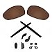 Replacement Lenses & Earsocks Rubber Kits for Oakley Juliet Sunglasses (Bronze Brown-Polarized)