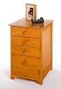 Winsome 99428 Honey Beechwood FILE CABINET 4-DRAWER