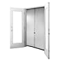 Bug Off 72 by 80 Instant Screen, Reversible Fits French Doors and 12-Foot Sliding Glass Doors