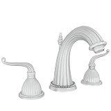 Newport Brass 1090/20 Stainless Steel ALEXANDRIA Alexandria Double Handle Low Lead Widespread Lavato