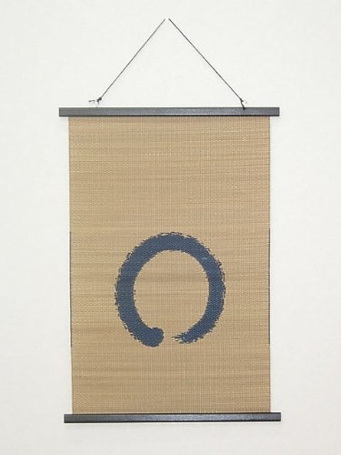 い草のタペストリー　『丸（まる）』　サイズ：87×120ｃｍ(#2804600) 