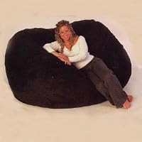Comfort Research 6-Feet Long XL Fuf Chair Black Twill