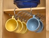 Spectrum 51770 Under The Shelf Mug Holder, Chrome
