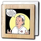 Rich Diesslins Funny General - Editorial Cartoons - Pete Rose Tell-All Book - Tile Napkin Holders