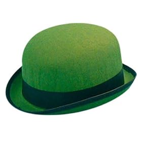 Fancy Dress Hats UK | Bowler Hat (Green)