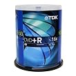 TDK Electronics Corp. DVD+R 16x 100 pk spindle DVD+R47FCB100