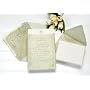 Green Floral Invitation Sleeve