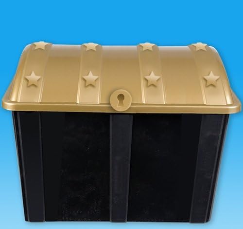 PLASTIC TREASURE CHEST, Case of 6