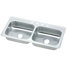 Elkay CR43224 Gourmet Celebrity Sink, Stainless Steel