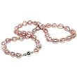 HinsonGayle 7-12mm Pink Free-Form Baroque Pearl Necklace