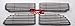 Compatible with 2005-2007 Magnum Stainless Steel Tubular Grille D68037S