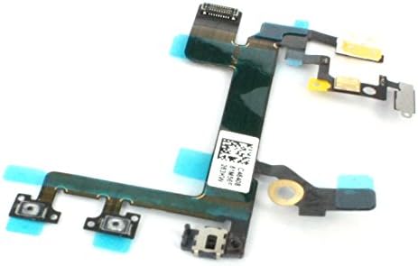 Generic Power On Off Mute Volume Control Button Switch Flat Flex Cable Membrane Ribbon Compatible For Apple iPhone 5S