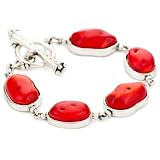 Lucky Brand Cross Culture Silver-Tone Red Set