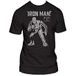 Marvel Comics Iron Man Silver He Lives! Black T-shirt
