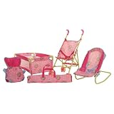 FIFI and the flowertots 3 Wheel stroller and play set