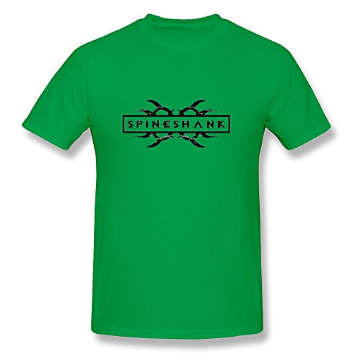 MINGRUI Men's Spineshank Logo T-shirt M ForestGreen