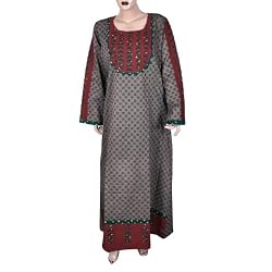 Women Summer Clothing Maternity Wear Long Sleeve Cotton Kaftan Dress Size XL