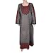 Embroidered Robe Long Sleeve Cotton Caftan Size 2XL