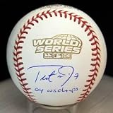 Autographed Trot Nixon Baseball - Official World Series - Autographed Baseballs