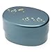 Kotobuki 2-Tiered Bento Box, Metallic Blue Rabbit