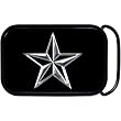 Black White Nautical Star Belt Buckle