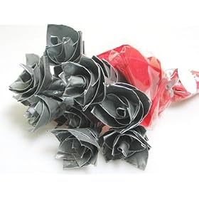 Duct Tape Roses - Flowers for Guys (Set of 3)