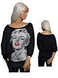 マリリンモンローチュニック丈トップ☆ブラック