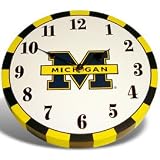 Baby Fanatic Michigan Wooden Clock