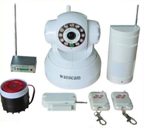 Wanscam AJ-C2WA#C118 Wireless Home Security Alarm System Support Support Iphone, Windows Mobile, Symbian, Android Cell Phone View (Remote Controller, Infrared Detector, Alarm Whistle, Wireless Door Magnetic Included) Wanscam AJ-C2WA#C118 Wireless Home Security Alarm System Support Support Iphone, Windows Mobile, Symbian, Android Cell Phone View (Remote Controller, Infrared Detector, Alarm Whistle, Wireless Door Magnetic Included)