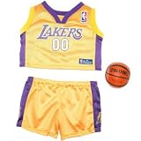 Build-A-Bear Workshop Los Angeles Lakers Uniform 3 pc.