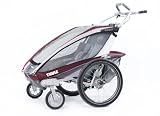 UPC 872299037476 product image for Thule Chariot CX Double Stroller - Burgundy | upcitemdb.com