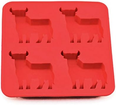 ULATREE Ice Cube DIY Mould Stylish Red Bull Ice TrayPudding Jelly Mold Silicone