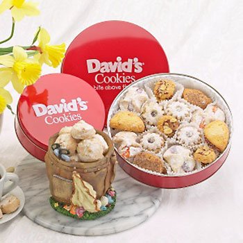 Resin Golf Bag with Pecan Meltaways and Fruit & Nut Cookies by David