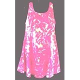 Plus Size Skirted Swimsuit Swimdress Pink Floral
