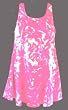 Plus Size Skirted Swimsuit Swimdress Pink Floral