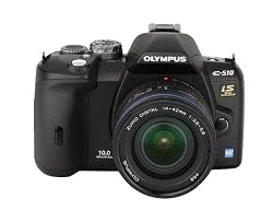 Olympus Evolt E510 10MP Digital SLR Camera with CCD Shift Image Stabilization and 14-42mm f/3.5-5.6 and 40-150mm f/4.0-5.6 Zuiko Lenses