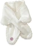 Bellybutton Knitted Scarf with Bloom Baby Scarf (Off White, One Size)