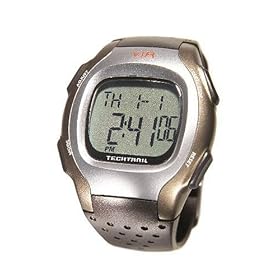 Highgear VIA Wrist Pedometer with Calorie Counter, Watch, and Chronograph