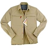 TAIGA Action Stretch Shirts Trek - Men's Quick-dry Long-Sleeved Stretch Shirt, Khaki