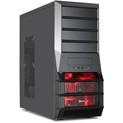 Sharkoon Vaya PC Geh�use (ATX, 4x 3,5 intern, 1x 3,5 extern, 2x Audio, 2x USB 2.0)