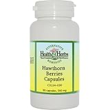 Alternative Health & Herbs Remedies Hawthorn Berries Capsules, 90-Count Bottle