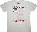 Local Celebrity I Don't Even Fold My Laundry Michael "The Grinder" Mizrach Poker Cream T-Shirt Tee