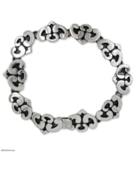 Sterling silver link bracelet, Dreaming Hearts