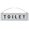 "Toilet" Metal Sign
