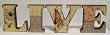 Live Wood Statue Decoration Flowers Butterfly Table