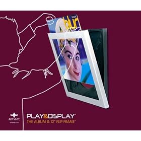 Art Vinyl Play & Display Record Frame (White)