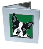 Boston Terrier Double Mirror Compact