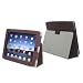 Snugg Leather Case Cover and Flip Stand for the Apple iPad - Brown