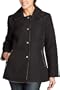 MICHAEL Michael Kors Women's Reversible Quilted Barn Jacket,Black,Small