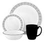 Corelle Livingware 16-Piece Dinnerware Set with Mug, Service for 4, Floral Connection